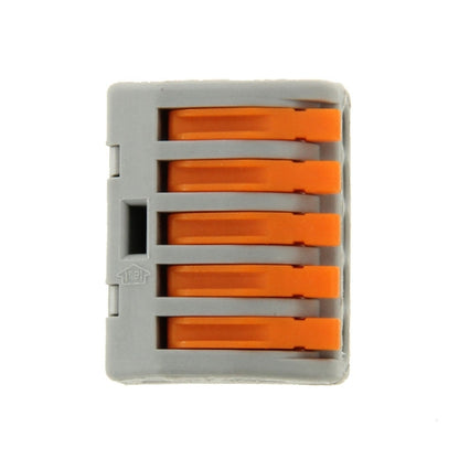 10 ชิ้น Universal Compact 5 Pin Push Clamp Solderless Wire Connector, 5 Pin