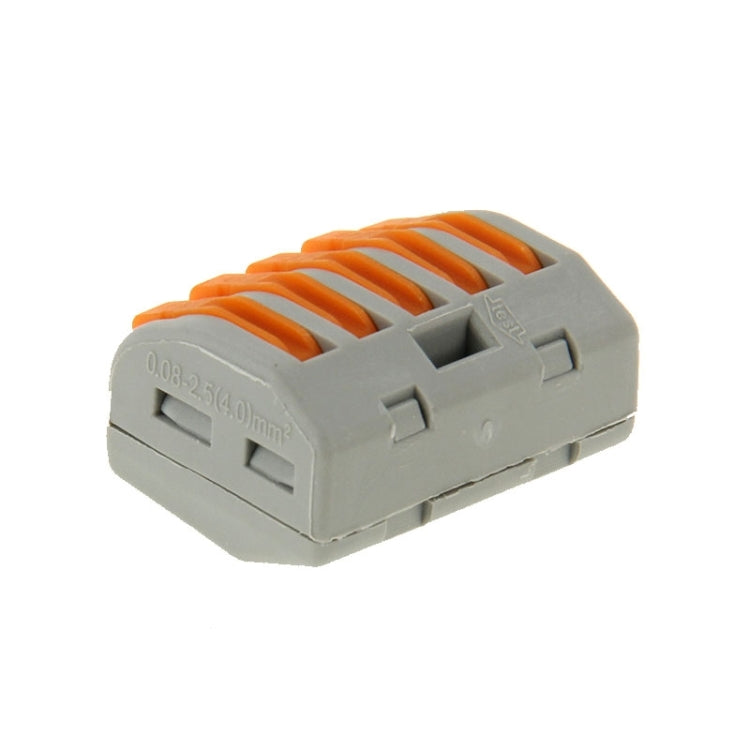 10 ชิ้น Universal Compact 5 Pin Push Clamp Solderless Wire Connector, 5 Pin