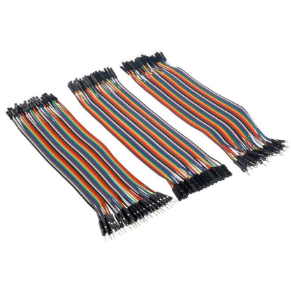 40 PCs Breadboard สายจัมเปอร์ชายไปชาย / ชายกับหญิง / หญิงถึงหญิง (120 ชิ้นต่อแพ็คเกจ), Male to Male (40 PCS)