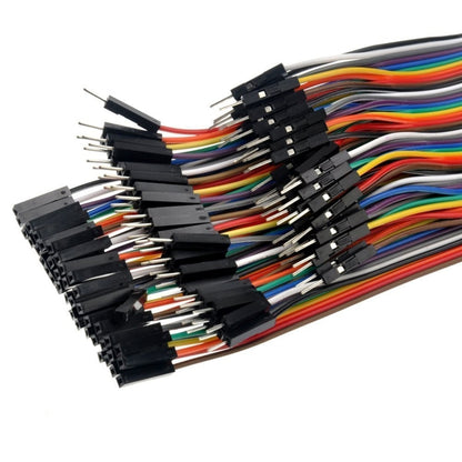 40 PCs Breadboard สายจัมเปอร์ชายไปชาย / ชายกับหญิง / หญิงถึงหญิง (120 ชิ้นต่อแพ็คเกจ), Male to Male (40 PCS)