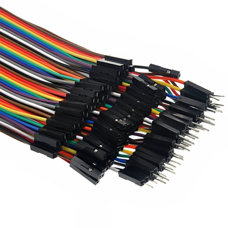 40 PCs Breadboard สายจัมเปอร์ชายไปชาย / ชายกับหญิง / หญิงถึงหญิง (120 ชิ้นต่อแพ็คเกจ), Male to Male (40 PCS)
