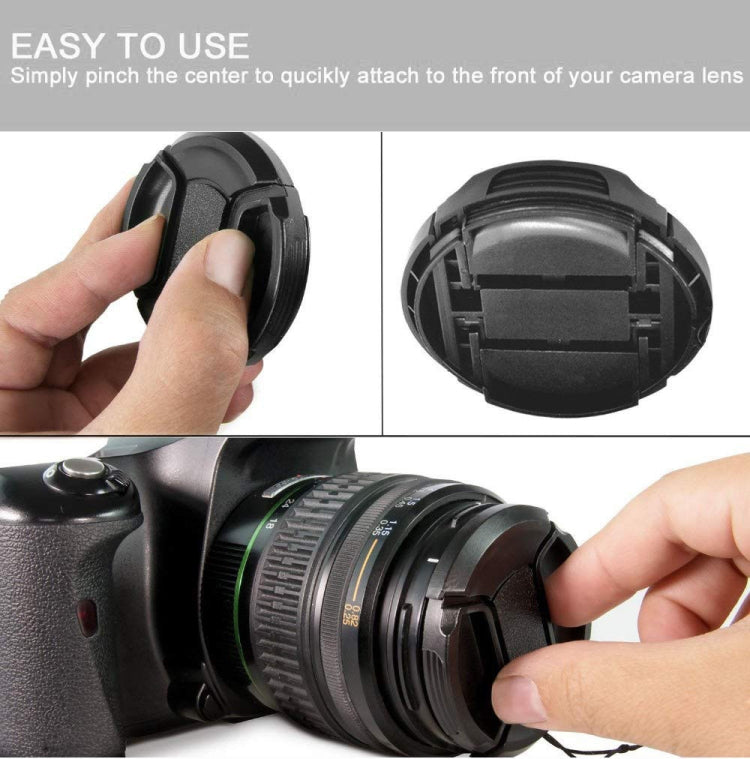 ฝาปิดเลนส์กล้อง Center Pinch 77 มม, 77mm