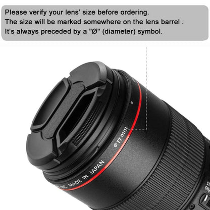 ฝาปิดเลนส์กล้อง Center Pinch 77 มม, 77mm