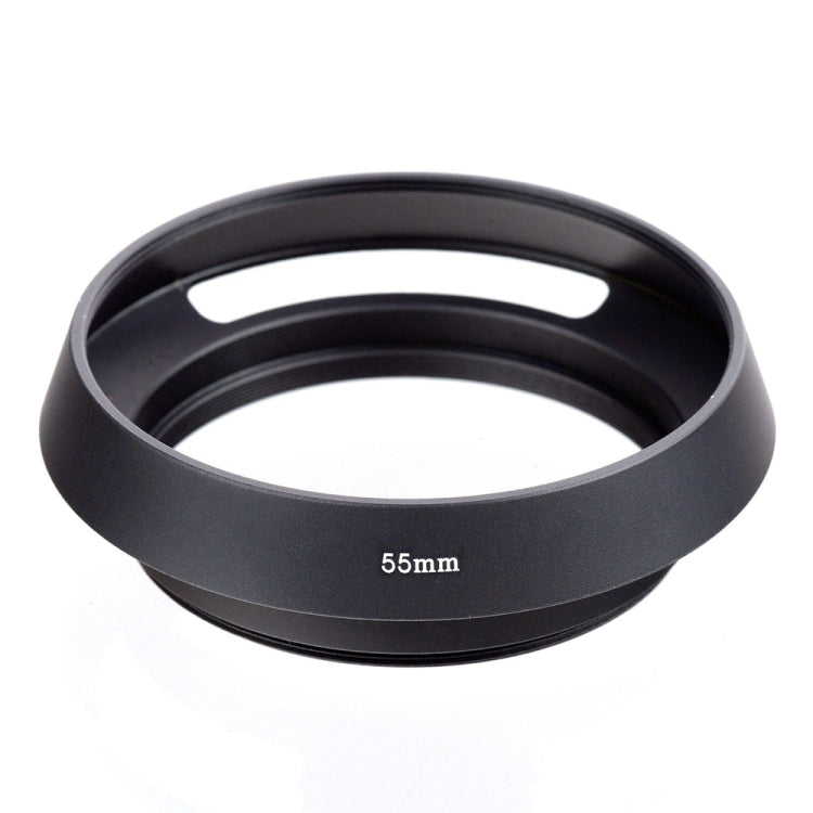 Metal Vented Lens Hood สำหรับเลนส์ Leica ทั้งหมดที่มีเกลียวฟิลเตอร์ขนาด 55 มม, 55mm