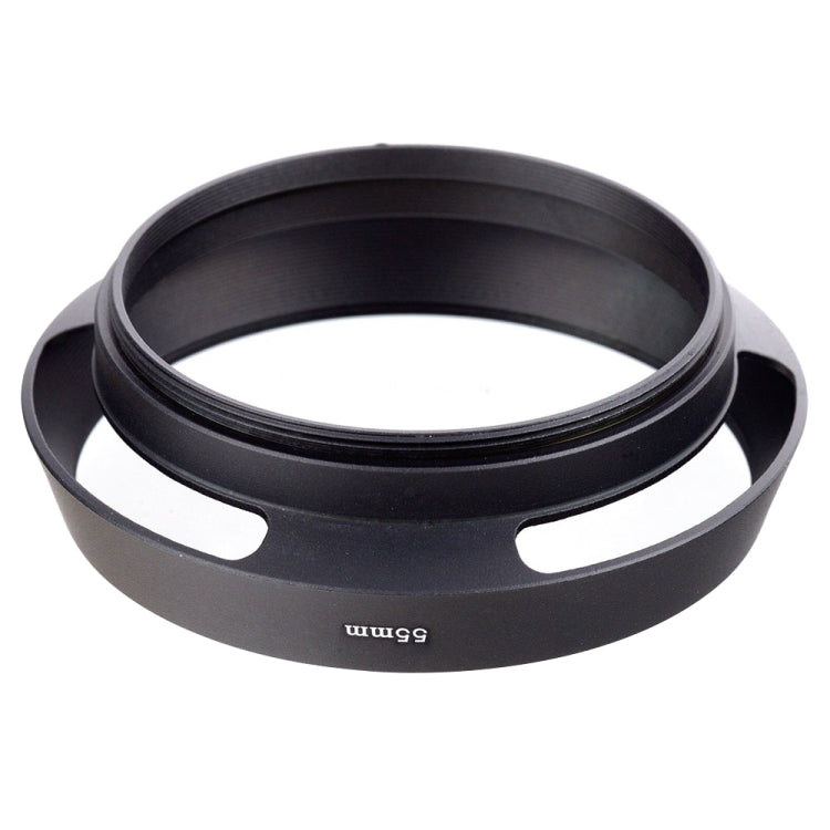 Metal Vented Lens Hood สำหรับเลนส์ Leica ทั้งหมดที่มีเกลียวฟิลเตอร์ขนาด 55 มม, 55mm