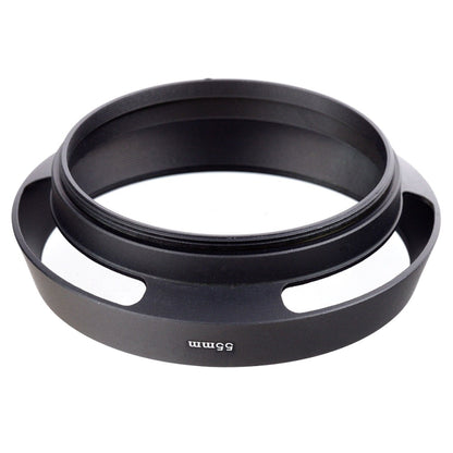 Metal Vented Lens Hood สำหรับเลนส์ Leica ทั้งหมดที่มีเกลียวฟิลเตอร์ขนาด 55 มม, 55mm