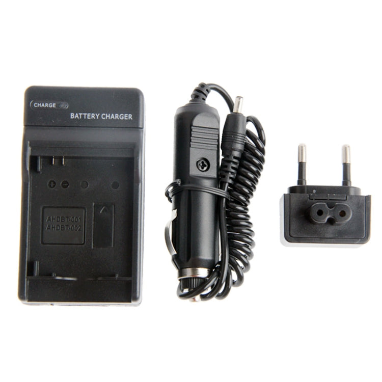 เครื่องชาร์จแบตเตอรี่กล้องดิจิตอล 2 in 1 สำหรับ Gopro Hero 2 AHDBT-001 / AHDBT-002, HERO2
