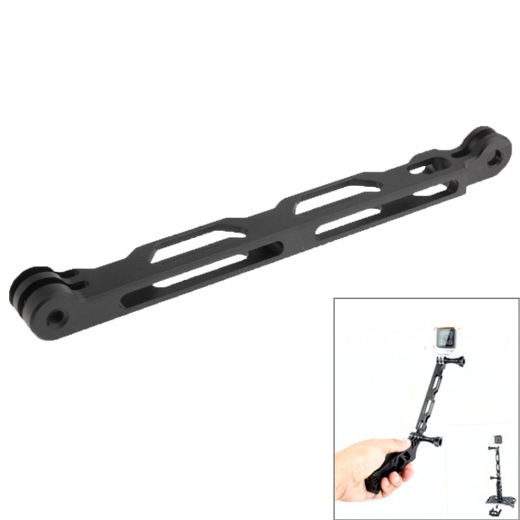 TMC CNC Aluminium Extender สำหรับ GoPro HERO9 Black / HERO8 Black / HERO7 / 6/5/5 เซสชัน / 4 เซสชัน / 4/3 + / 3/2/1, Insta360 ONE R, DJI Osmo Action และกล้องแอ็คชั่นอื่น ๆ ความยาว: 16 ซม., Length: 16cm(Black)
