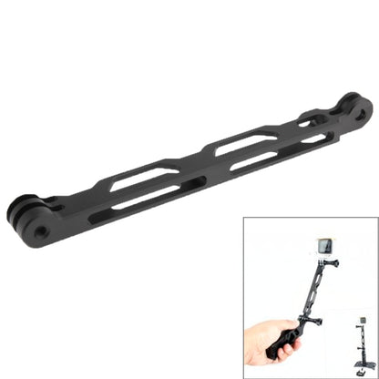 TMC CNC Aluminium Extender สำหรับ GoPro HERO9 Black / HERO8 Black / HERO7 / 6/5/5 เซสชัน / 4 เซสชัน / 4/3 + / 3/2/1, Insta360 ONE R, DJI Osmo Action และกล้องแอ็คชั่นอื่น ๆ ความยาว: 16 ซม., Length: 16cm(Black)