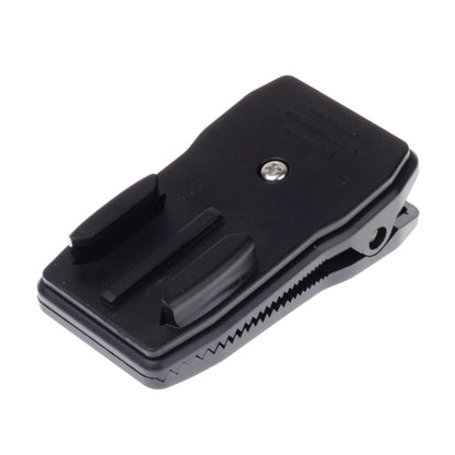 360 องศา Rotation J รูปร่างกระเป๋าเป้สะพายหลังหมวกคลิป Fast Clamp Mount สำหรับ Xiaomi Yi Sport กล้อง (XM17), J Shape Backpack