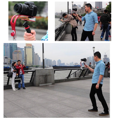 DEBO โคลงวิดีโอมือถือสำหรับกล้อง DSLR กล้องวีดีโอ UF-007, UF-007(Black), UF-007(Red)
