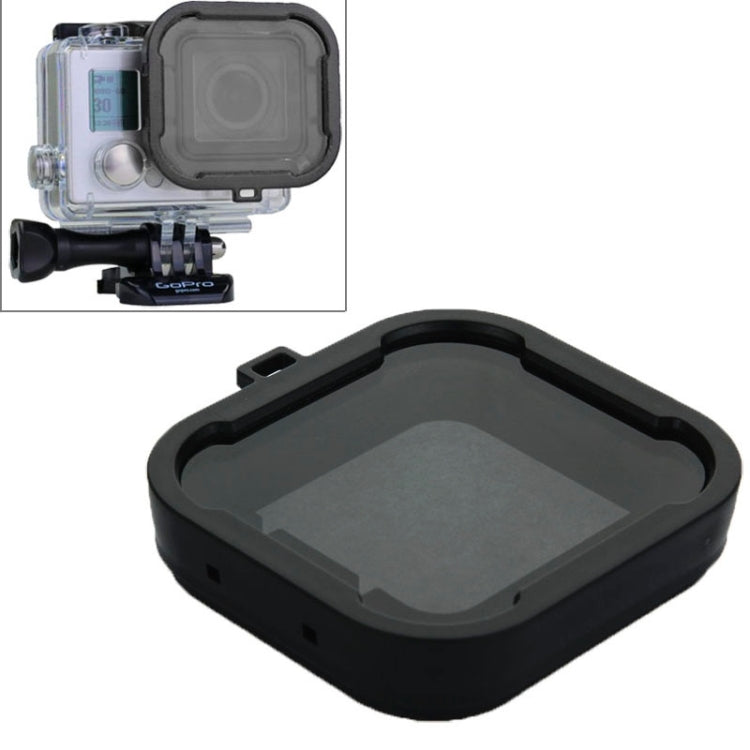Polar Pro Aqua Cube Snap-on Dive Housing Filter สำหรับ GoPro HERO4 /3+, Grey, Yellow