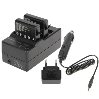 AHDBT-401 กล้องดิจิตอลเครื่องชาร์จแบตเตอรี่คู่ + เครื่องชาร์จในรถยนต์ + อะแดปเตอร์สำหรับ GoPro HERO4, GP280-B