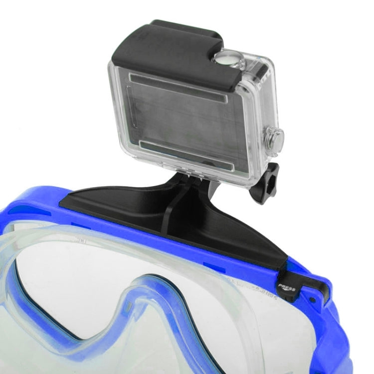 กีฬาทางน้ำอุปกรณ์ดำน้ำหน้ากากดำน้ำว่ายน้ำแว่นตาพร้อมภูเขาสำหรับ GoPro Hero11 ดำ / HERO10 ดำ / HERO9 ดำ / HERO8 / HERO7 / 6/5/5 เซสชัน / 4 เซสชัน / 4/3+ / 3/2/1, Insta360 ONE R,DJI Osmo Action และกล้องแอคชั่นอื่นๆ, with Mount