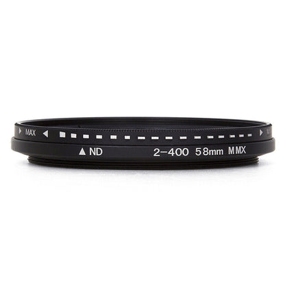 58 มม. ND Fader Neutral Density ปรับ Variable Filter ND 2 ถึง ND 400 กรอง, 58mm
