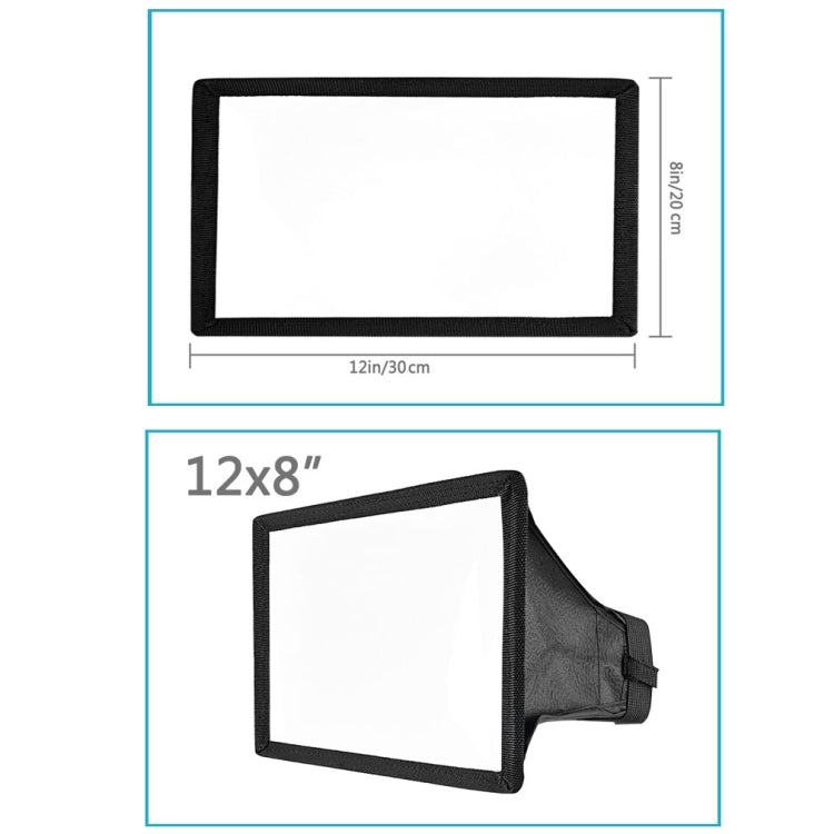 หัวกระจายแสงแฟลช ขนาด 30 x 20ซม, 30x20cm Rectangle