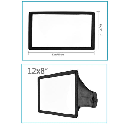หัวกระจายแสงแฟลช ขนาด 30 x 20ซม, 30x20cm Rectangle