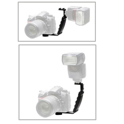 Universal Professional Flash Metal Bracket Mount สำหรับกล้องดิจิตอล DSLR/กล้อง, L-bracket