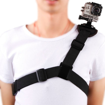 360 องศาโรตารีพิเศษกีฬาไหล่เดี่ยว DV เข็มขัดหน้าอกสำหรับ GoPro Hero11 ดำ / HERO10 ดำ / HERO9 ดำ / HERO8 ดำ / HERO7 / 6/5/5 เซสชัน / 4 เซสชัน / 4/3+ / 3/2/1, Insta360 ONE R, DJI Osmo Action และกล้องแอคชั่นอื่นๆ, Single Shoulder Belt