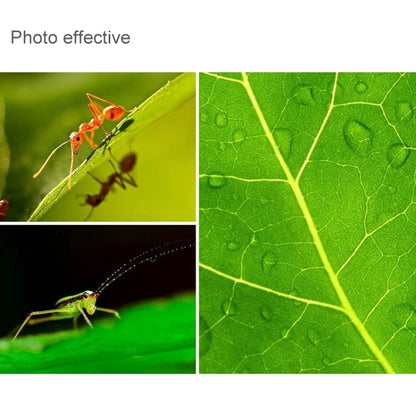 6 in 1 58mm Close-Up Lens Filter ฟิลเตอร์เลนส์มาโคร + วงแหวนอะแดปเตอร์ฟิลเตอร์สำหรับ GoPro HERO3, 6 in 1 58mm