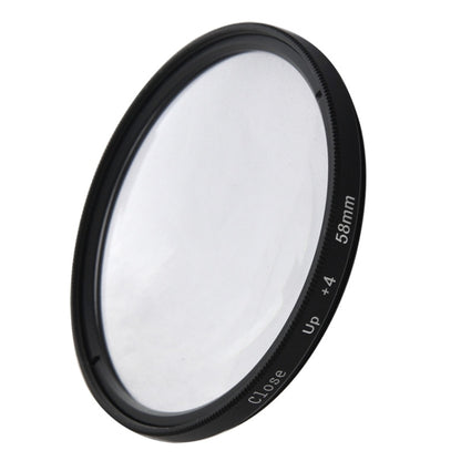 6 in 1 58mm Close-Up Lens Filter ฟิลเตอร์เลนส์มาโคร + วงแหวนอะแดปเตอร์ฟิลเตอร์สำหรับ GoPro HERO3, 6 in 1 58mm
