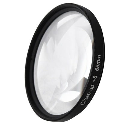 6 in 1 58mm Close-Up Lens Filter ฟิลเตอร์เลนส์มาโคร + วงแหวนอะแดปเตอร์ฟิลเตอร์สำหรับ GoPro HERO3, 6 in 1 58mm