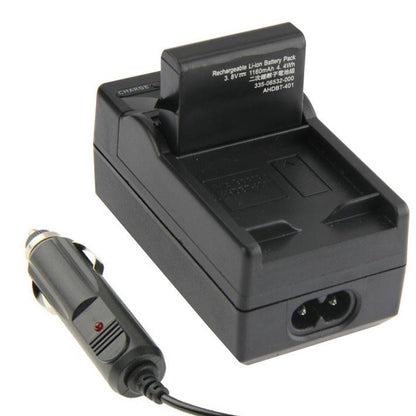 เครื่องชาร์จแบตเตอรี่กล้องดิจิตอลสำหรับ GoPro HERO4 AHDBT-401, Car Charger