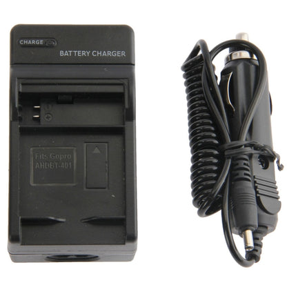 เครื่องชาร์จแบตเตอรี่กล้องดิจิตอลสำหรับ GoPro HERO4 AHDBT-401, Car Charger