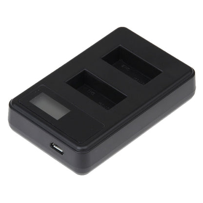 GP158-B หน้าจอ LCD เครื่องชาร์จแบตเตอรี่คู่สำหรับ GoPro HERO3 + / 3 (AHDBT-301, AHDBT-302) แสดงความจุในการชาร์จ, For GoPro HERO3+ /3
