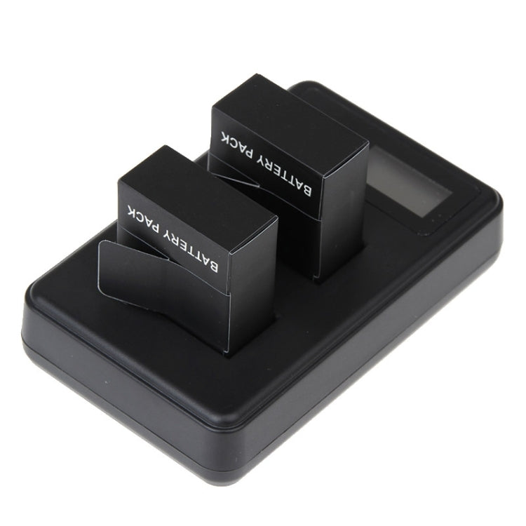 GP158-B หน้าจอ LCD เครื่องชาร์จแบตเตอรี่คู่สำหรับ GoPro HERO3 + / 3 (AHDBT-301, AHDBT-302) แสดงความจุในการชาร์จ, For GoPro HERO3+ /3