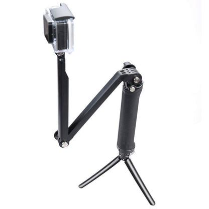 3-Way MULTI FUNCTION ขยายได้ Monopod ขาตั้งกล้องพับหมุนแขนจับกล้องสำหรับ GoPro Hero11 สีดำ / HERO10 สีดำ / HERO9 สีดำ /HERO8 / HERO7 / 6/5/5 เซสชัน /4 เซสชัน /4/3+ /3/2/1, Insta360ONE R, DJI Osmo Action และกล้องแอคชั่นอื่นๆ, 3-Way Monopod