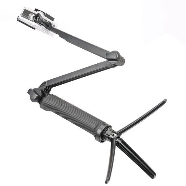 3-Way MULTI FUNCTION ขยายได้ Monopod ขาตั้งกล้องพับหมุนแขนจับกล้องสำหรับ GoPro Hero11 สีดำ / HERO10 สีดำ / HERO9 สีดำ /HERO8 / HERO7 / 6/5/5 เซสชัน /4 เซสชัน /4/3+ /3/2/1, Insta360ONE R, DJI Osmo Action และกล้องแอคชั่นอื่นๆ, 3-Way Monopod