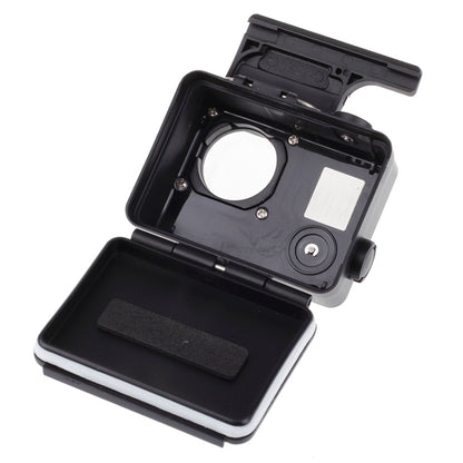 เคสป้องกันเคสกันน้ำรุ่น Black Edition พร้อมตัวยึดแบบหัวเข็มขัดสำหรับ GoPro HERO4 /3+ ความลึกกันน้ำ: 10 ม, 10m Waterproof