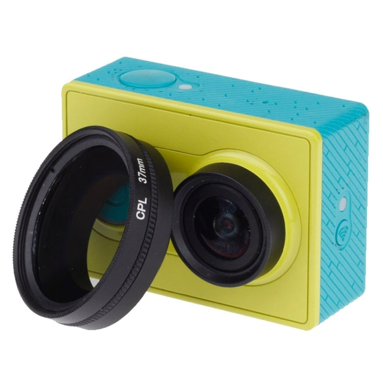 37 มม.ตัวกรอง CPL Circular Polarizer เลนส์กรองหมวกสำหรับ Xiaomi Xiaoyi 4K + / 4K, xiaoyi Lite,Xiaoyi กล้องกีฬา, 37mm CPL Filter