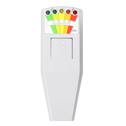 5-LED เครื่องตรวจจับรังสีแม่เหล็กไฟฟ้า EMF Meter Tester, Style 2  White, Style 2 Black