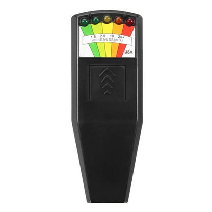 5-LED เครื่องตรวจจับรังสีแม่เหล็กไฟฟ้า EMF Meter Tester, Style 2  White, Style 2 Black