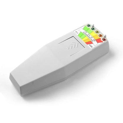 5-LED เครื่องตรวจจับรังสีแม่เหล็กไฟฟ้า EMF Meter Tester, Style 2  White, Style 2 Black