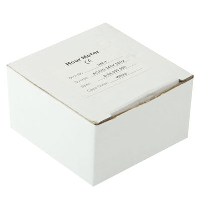 HM-1 มิเตอร์วัดชั่วโมง AC, ช่วงการตั้งค่าเวลา: 0-99,999.99 ชั่วโมง