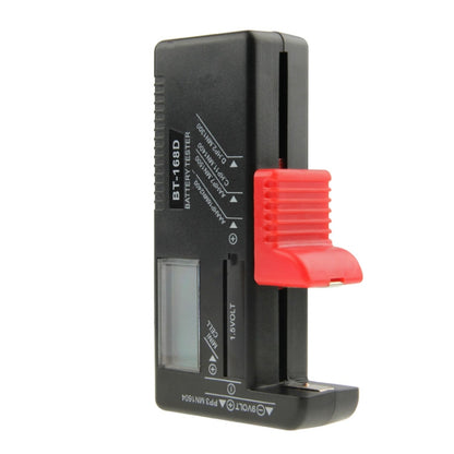 BT-168D จอแสดงผล LCD แบบดิจิตอลแบตเตอรี่ Universal TESTER สำหรับ 1.5V AAA, AA และ 9V 6F22 แบตเตอรี่