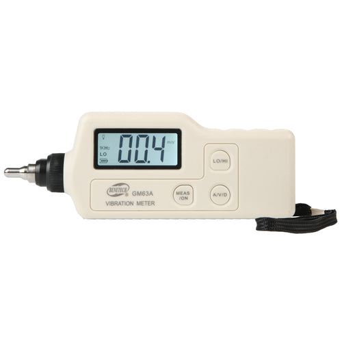 BENETECH GM63A เครื่องวัดการสั่นสะเทือน เครื่องทดสอบดิจิตอล Vibrometer Analyzer Acceleration Velocity, BENETECH GM63A