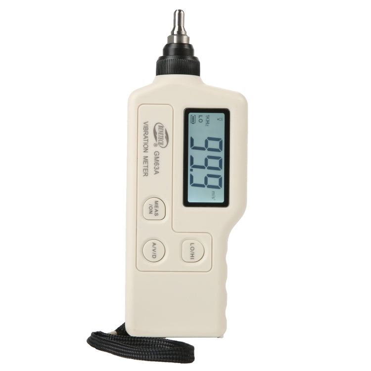 BENETECH GM63A เครื่องวัดการสั่นสะเทือน เครื่องทดสอบดิจิตอล Vibrometer Analyzer Acceleration Velocity, BENETECH GM63A