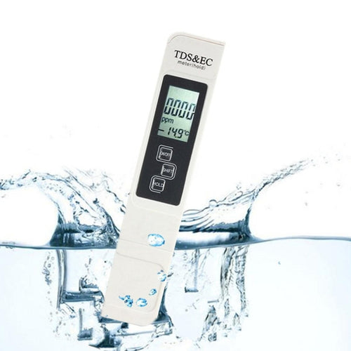 จอ LCD มัลติฟังก์ชั่นดิจิตอล TDS & EC Meter เครื่องมือทดสอบการวัดน้ำ, Digital
