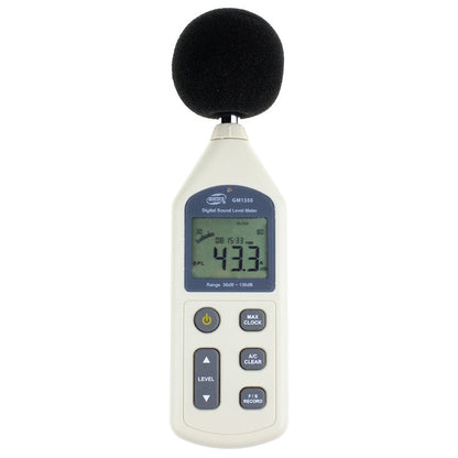 เครื่องวัดระดับเสียงดิจิตอลพร้อมพอร์ต USB (ช่วง: 30dB ~ 130dB)