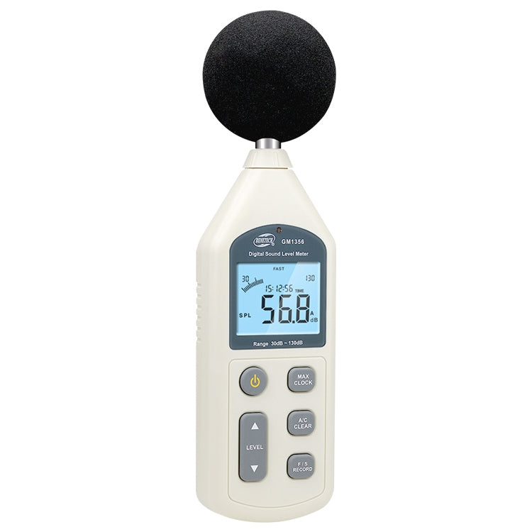 เครื่องวัดระดับเสียงดิจิตอลพร้อมพอร์ต USB (ช่วง: 30dB ~ 130dB)