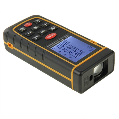 RZ-A40 เครื่องวัดระยะด้วยเลเซอร์แบบมือถือ LCD ขนาด 1.9 นิ้ว 40 ม. พร้อมฟองวัดระดับ