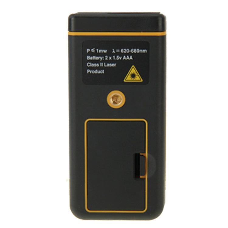 RZ-A60 เครื่องวัดระยะด้วยเลเซอร์แบบมือถือ LCD ขนาด 1.9 นิ้ว 60 ม. พร้อมฟองวัดระดับ