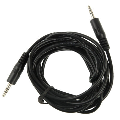 สายสัญญาณเสียงสเตอริโอปลั๊กมินิตัวผู้ขนาด 3.5 มม. ความยาว: 3 ม, Length: 3m (Black)
