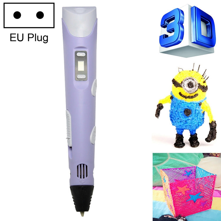 ปากกาพิมพ์ 3 มิติมือถือ ปลั๊ก EU, EU Plug
