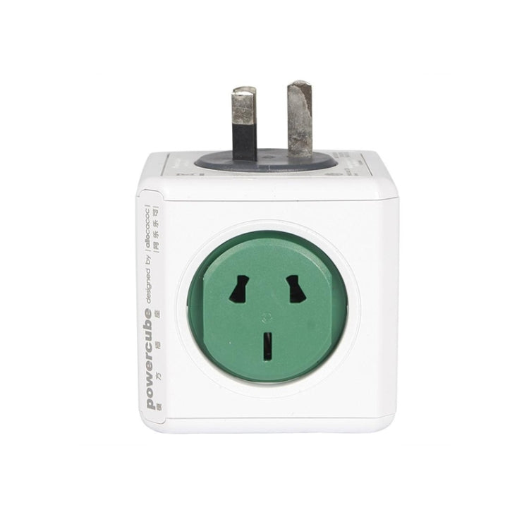 ปลั๊กไฟอะแดปเตอร์ผนังสากล PowerCube 10A พร้อมซ็อกเก็ต 5 US / AU สำหรับโฮมออฟฟิศ, ปลั๊ก AU, การจัดส่งสีแบบสุ่ม, PowerCube Socket