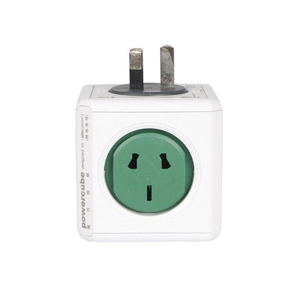 ปลั๊กไฟอะแดปเตอร์ผนังสากล PowerCube 10A พร้อมซ็อกเก็ต 5 US / AU สำหรับโฮมออฟฟิศ, ปลั๊ก AU, การจัดส่งสีแบบสุ่ม, PowerCube Socket